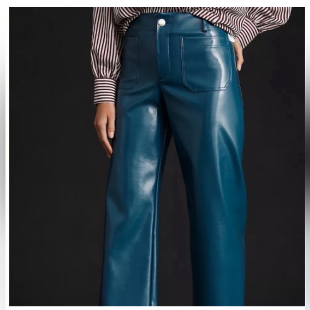 Anthropologie Maeve Teal Colette Pants